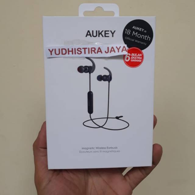 Earphone AUKEY APTX500307 Wireless Bluetooth ORIGINAL Garansi Resmi Aukey