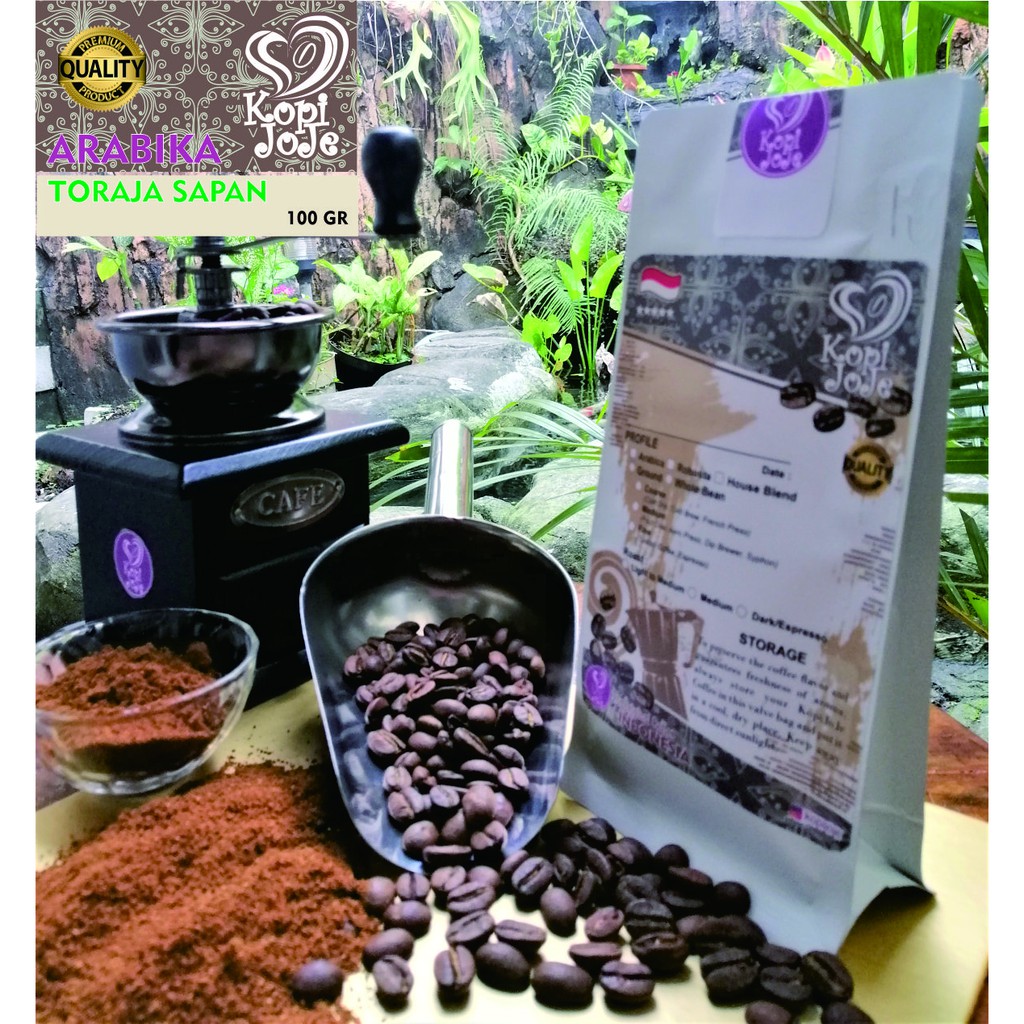 

KOPI ARABIKA TORAJA SAPAN (SPECIALTY COFFEE) - 100GR KOPIJOJE