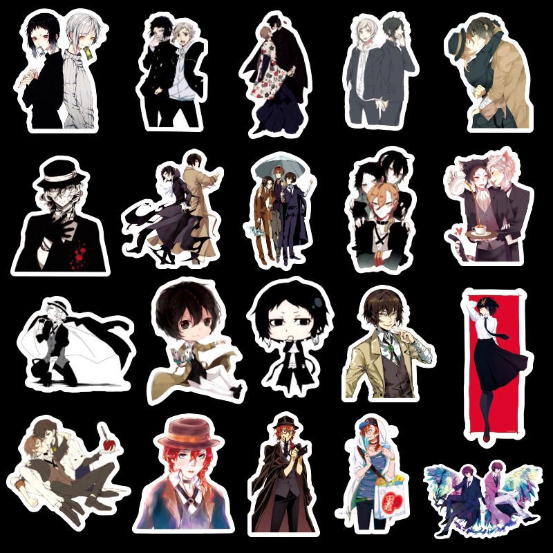 BSD001 – Sticker / Stiker / Stationay /Alat Tulis Anime Manga Cosplay Jepang Bungou Stray Dogs