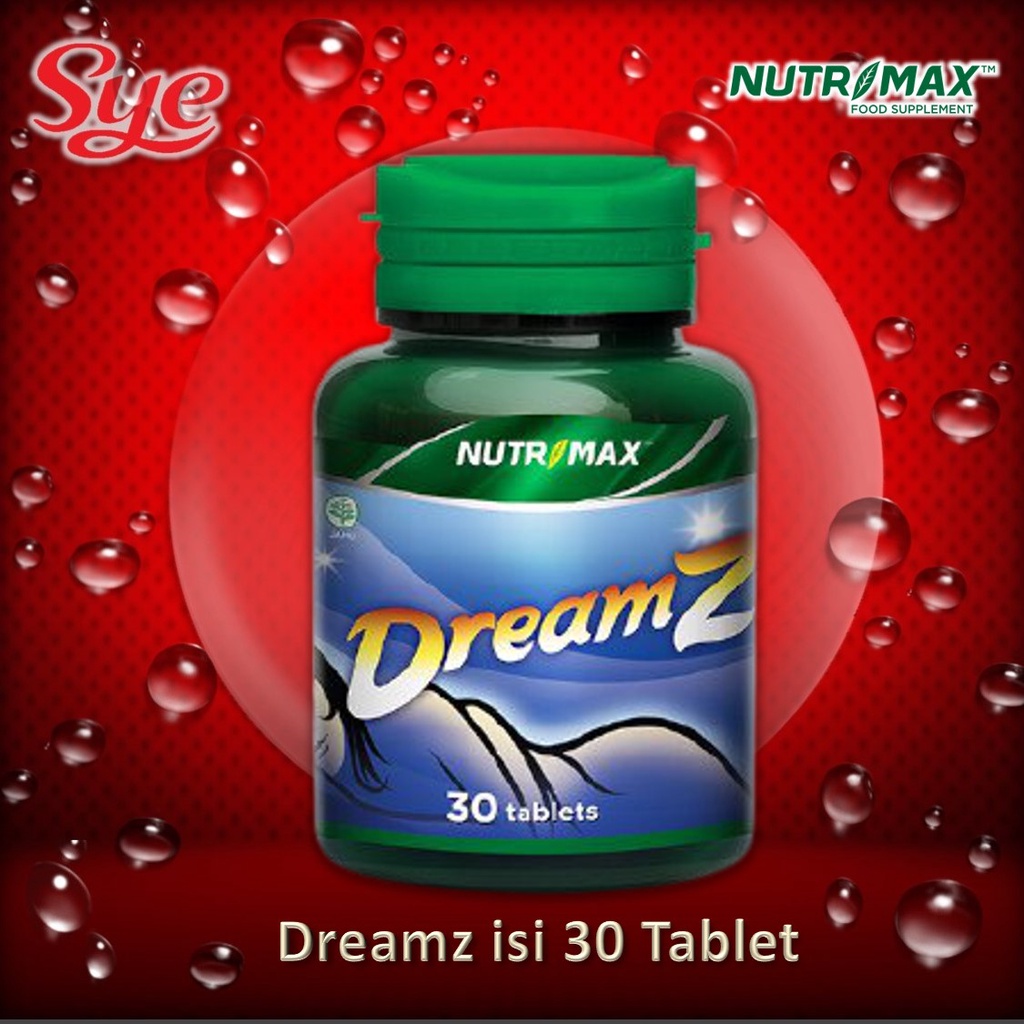 BPOM NUTRIMAX DREAMZ 30S BPOM / NUTRIMAX SWEET DREAMS / VITAMIN SUSAH TIDUR (INSOMNIA) / SYE