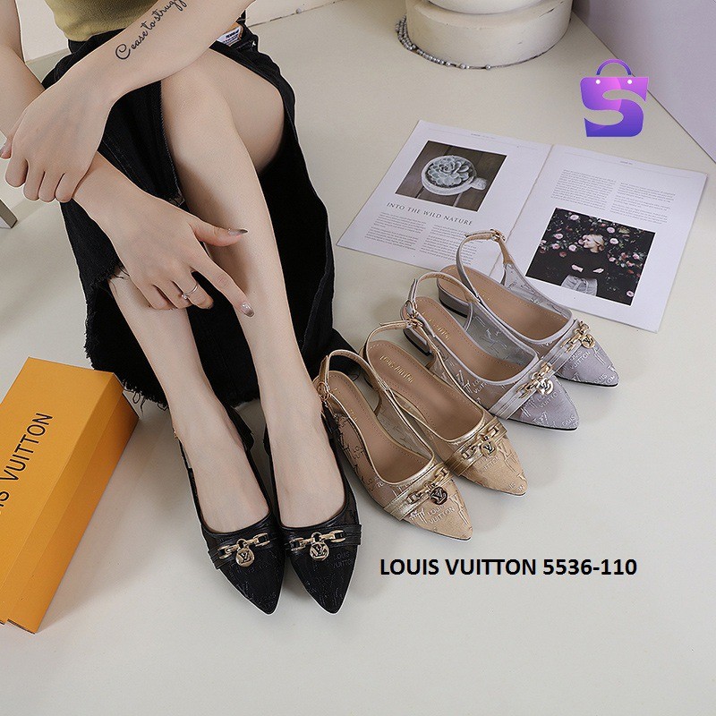 SEPATU WANITA HEELS PLATFORM SLINGBACK 5536-110