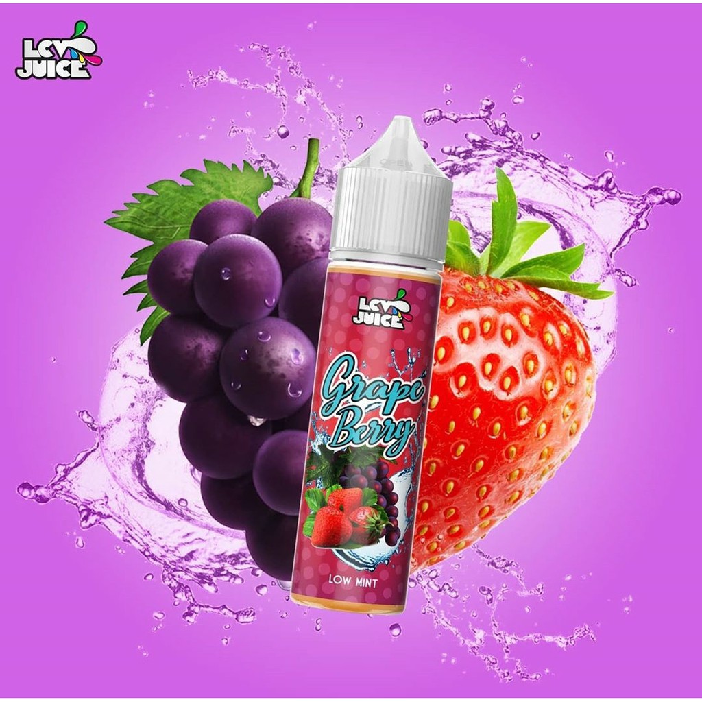 Liquid LCV Juice Grape Berry 100% Authentic LCV GrapeBerry GrapeBery