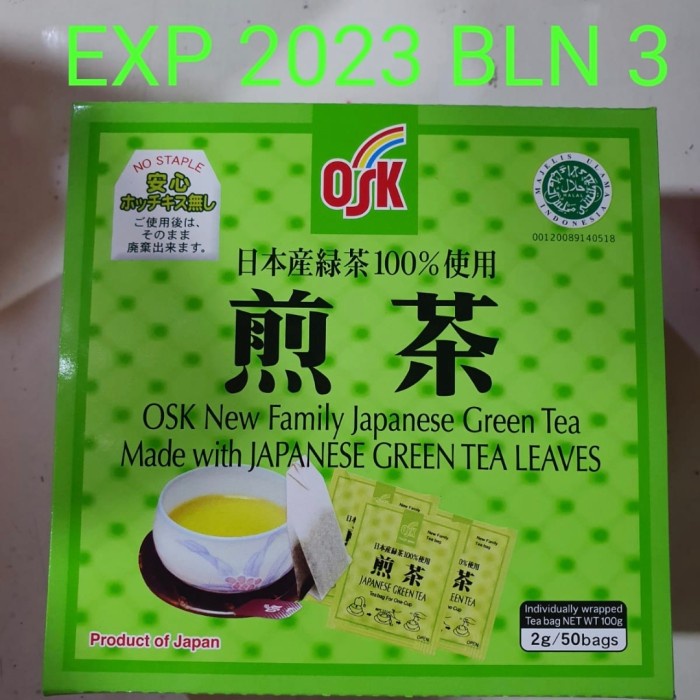 

Green Tea Osk Japanese / Osk Green Tea Jepang / Osk Teh Hijau Jepang 067