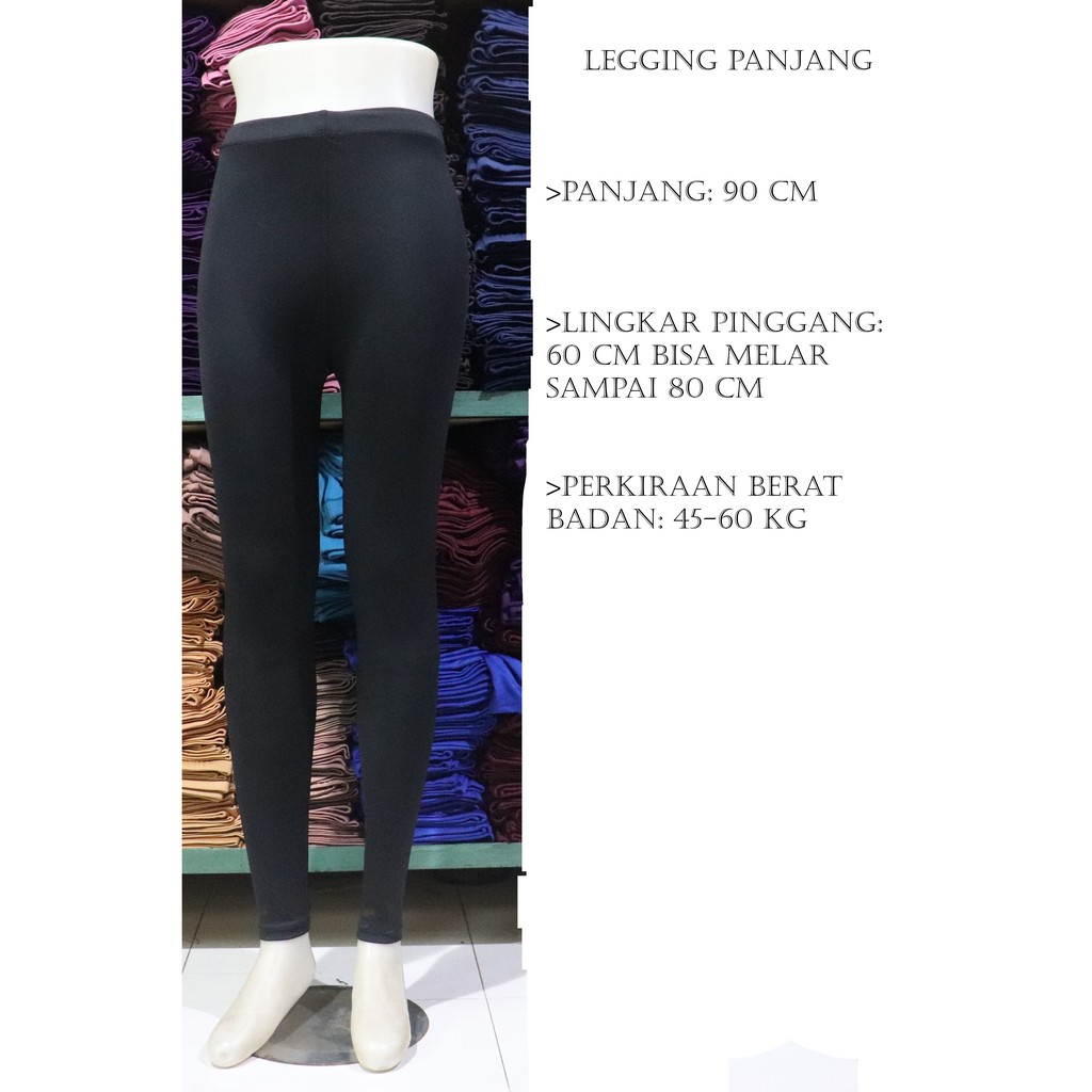 Legging panjang standar murah / dalaman gamis/legging panjang polos