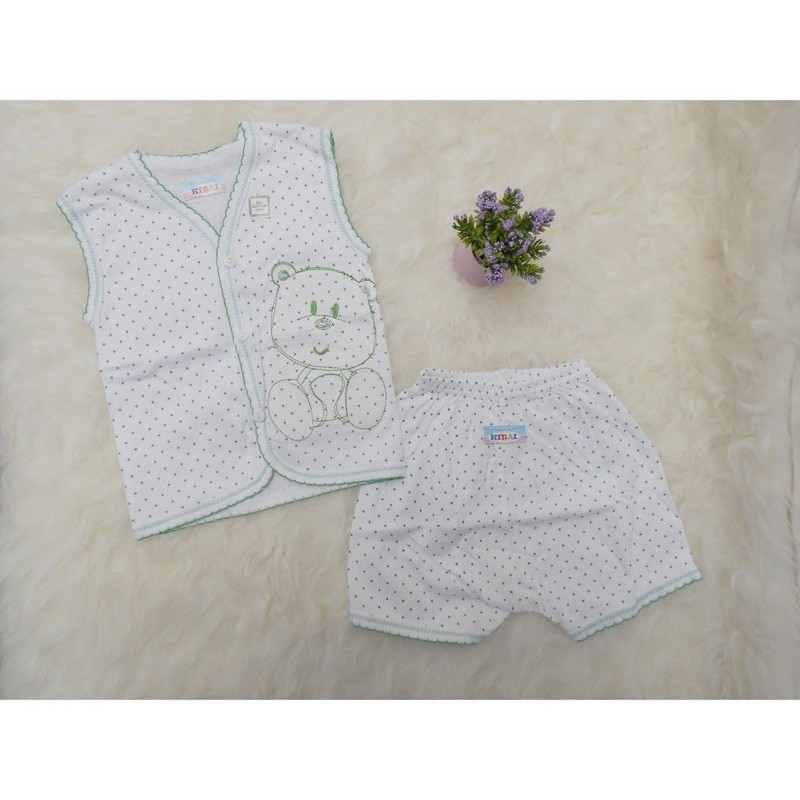 KITAI SETELAN BAJU BAYI YOUCANSEE BAJU TANPA LENGAN BAYI BAJU SINGLET UNISEX