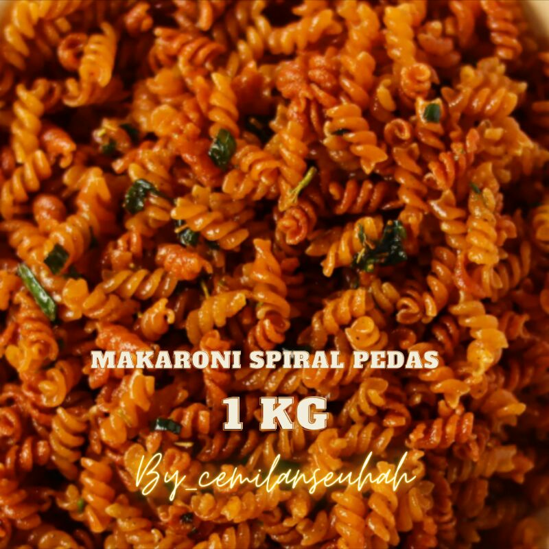 Makaroni spiral Pedas Daun Jeruk isi 1 Kg