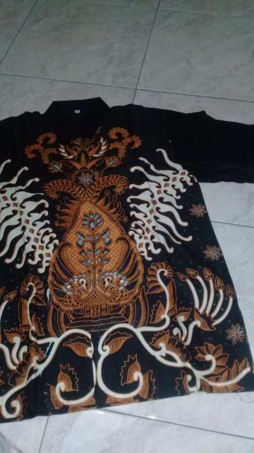 (1kg=5pcs) Kemeja Batik Lengan Pendek Batik Ori Nareswari Geber Lawas Batik Solo Seragam Batik Kerja