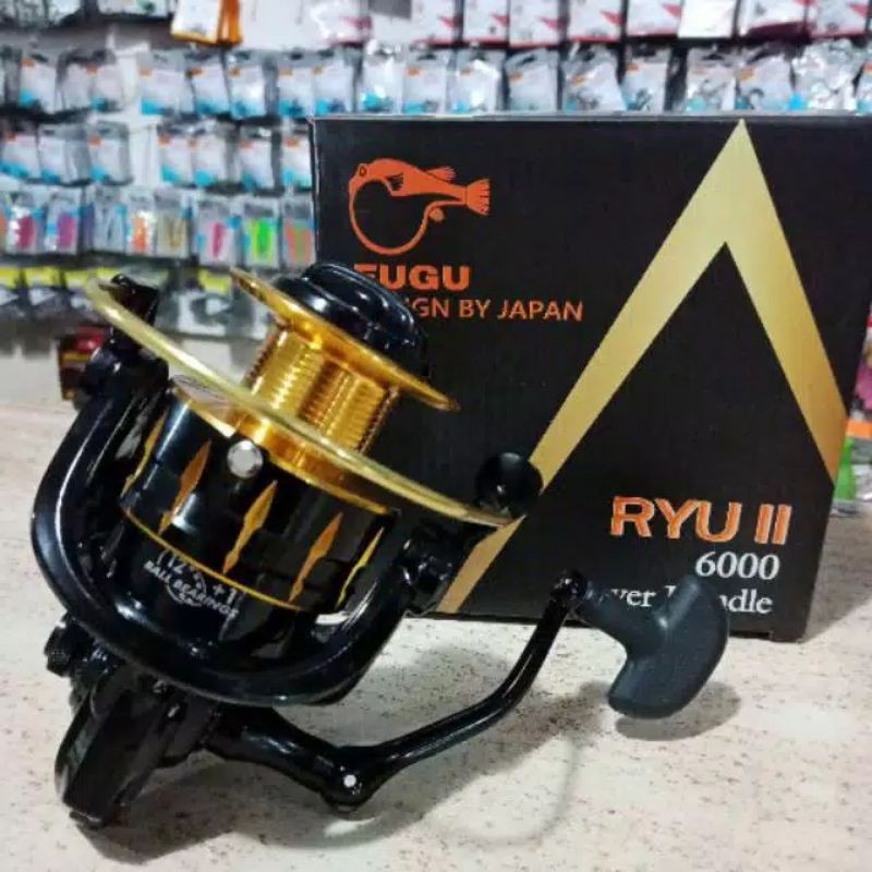 Reel fugu RYU II 6000 power handle