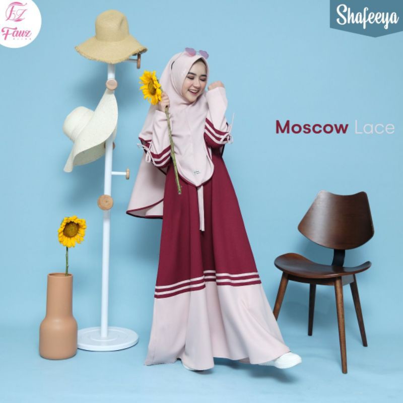 Gamis Set Khimar Shafeeya -  Fauz Hijab (Ready Stok)