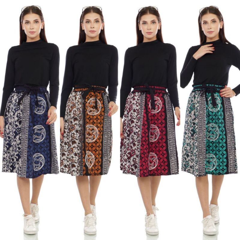 Rok Batik Cap pendek Fashion Batik