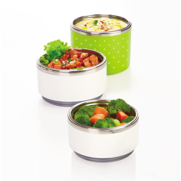 Lunchbox Tedemei Leakproof Stainless 3 Sekat / RANTANG 3 TINGKAT