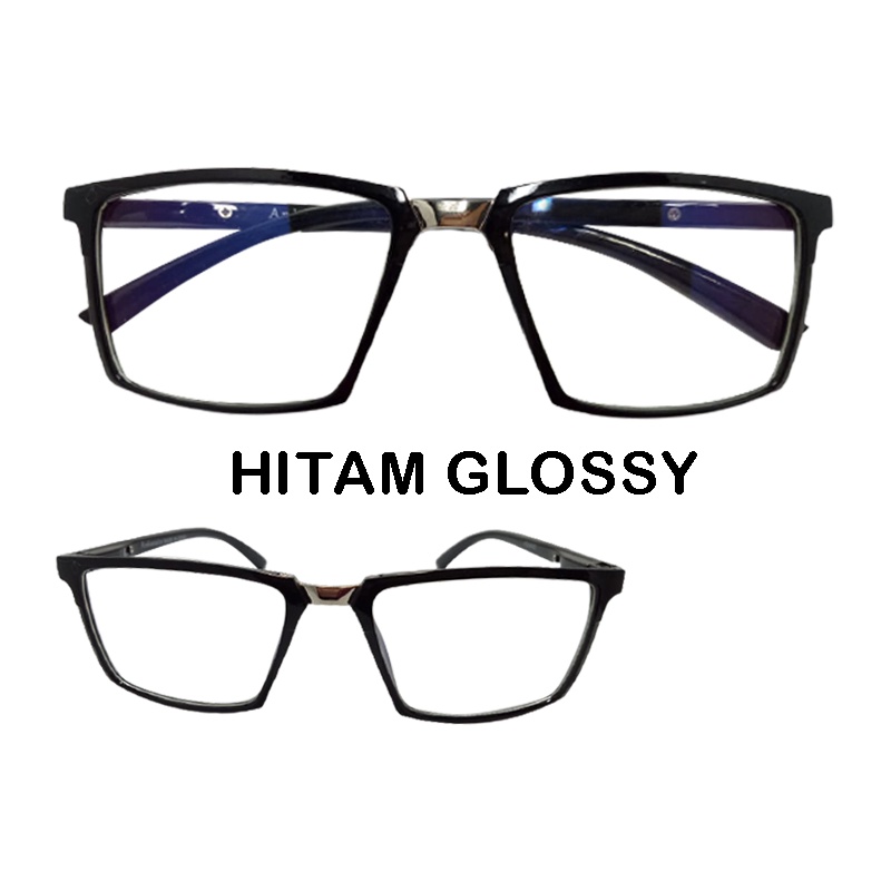 【TERSEDIA &amp; COD】Full rim Frame Kacamata Anti Radiasi Pria Wanita Frame Kotak Warna Warni Classical Anti Biru Light Kacamata Gaya Eyeglasses Kacamata Komputer Kacamata Blueray