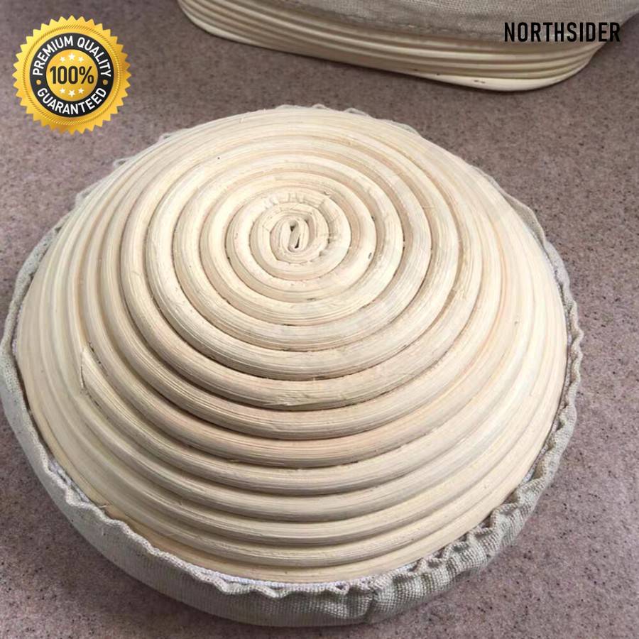 BANNETON ROTI BULAT ROTAN / RATTAN BASKET PROOFING DOUGH ROUND