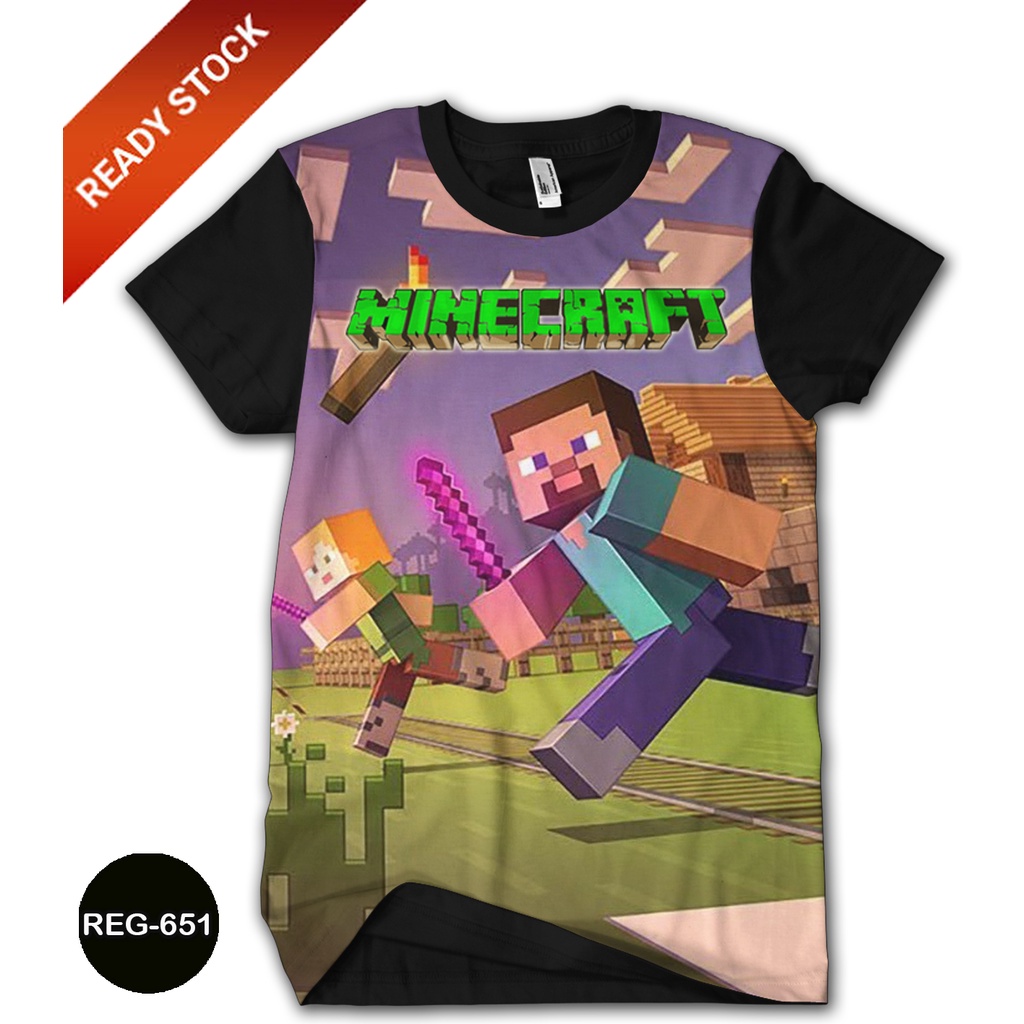 Baju Minecraft Baju Minecraft Game Animasi Anak REG-651