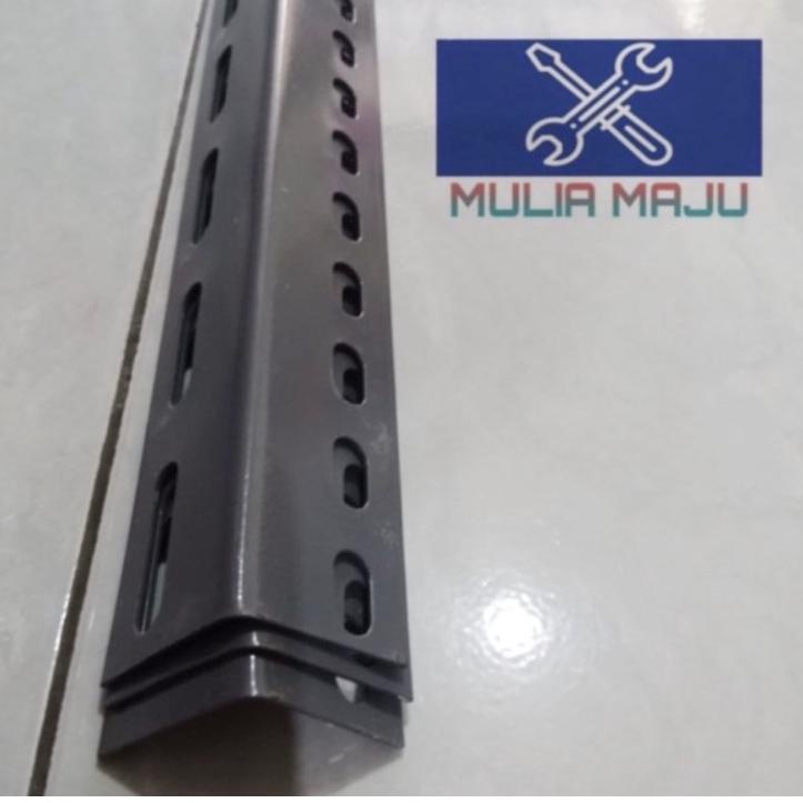 FreeOngkir[LR 033]|SIKU LUBANG BESI / SIKU BESI ( HARGA PABRIK ) TEBAL 1,4mm PANJANG 3METER  TERMURA