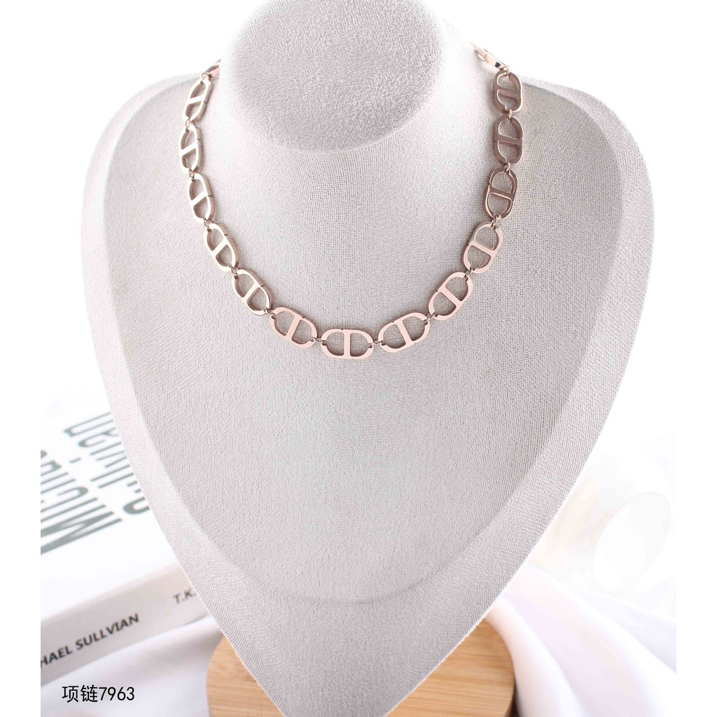 Set Perhiasan Titanium Kalung/Gelang 7963/2898