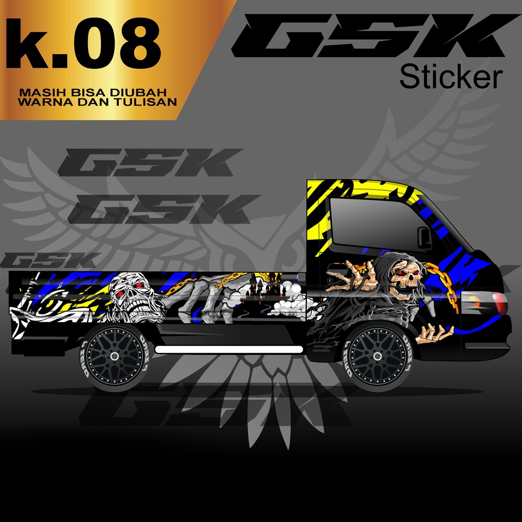 Decal Sticker mobil New Carry Pick Up 2020 Fullbody Stiker Dekal Carry k.08