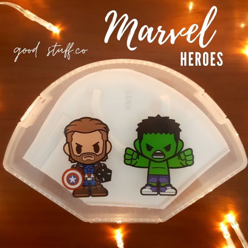READY marvel mask case box kotak tempat masker medis kain n95 kn95