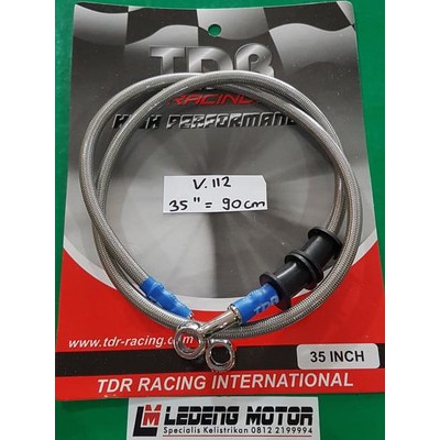 Selang Rem TDR Brake Hose Racing Part  40cm 60cm