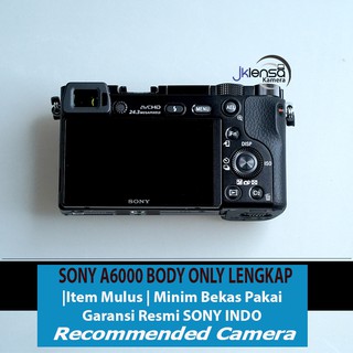 KAMERA SONY Alpha a6000 / a 6000 / sonyA6000 / a6000 Body Only BEKAS