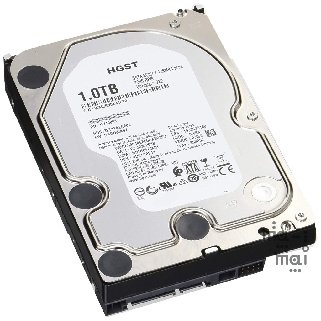 WD ULTRASTAR HUS722T1TALA604 1 TB 3,5&quot; ULTRASTAR 7K2 DATACENTER 1TB