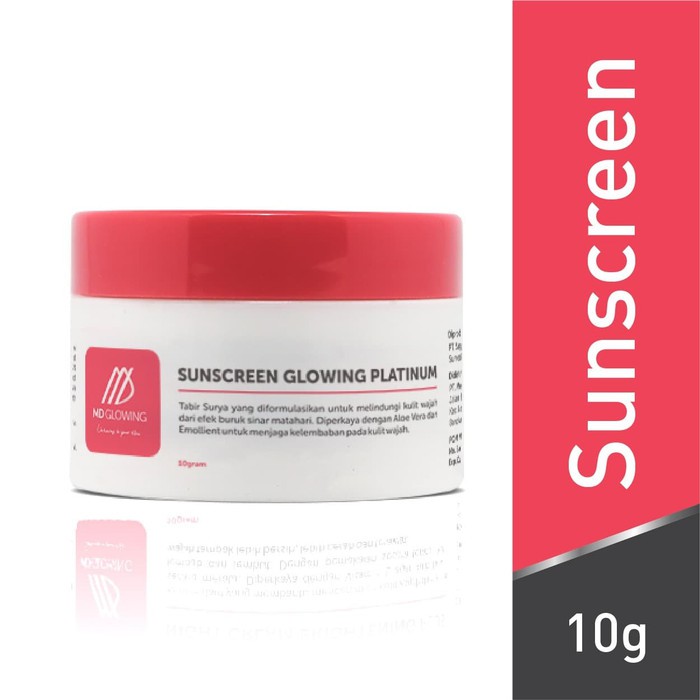 MD Glowing Sunscreen Glowing Platinum