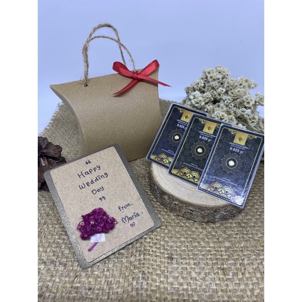 

[NEW] PILLOW BOX/BAG MINI Kado Nikah/Wisuda/Bayi/Engagement/Souvenir/Hadiah Karyawan Emas Minigold