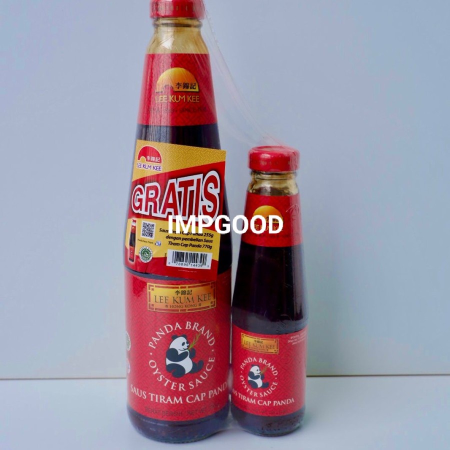

LEE KUM KEE OYSTER SAUCE 770+255GRAM / SAUS TIRAM PANDA 770GRAM+255GRM