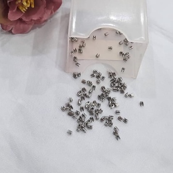 (100GR ) PAKU MUTIARA TEMBAK TINDIK UNTUK UKURAN MUTIARA 4,6,8,10MM CANGKANG / KERAJINAN TANGAN / UN