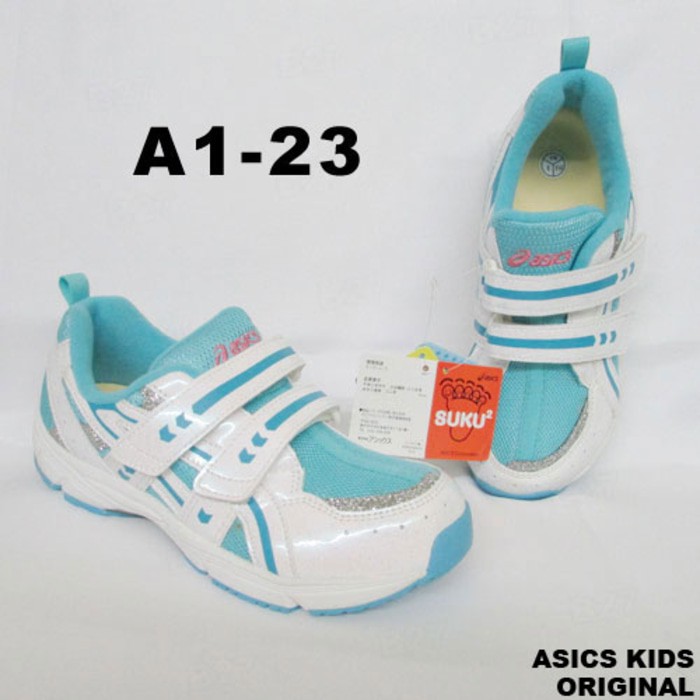ASICS Kids A1-23 SUKU2 Original Sepatu Anak Cowok-Cewek turun harga 23 8