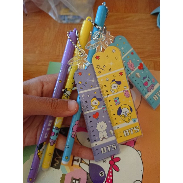 

Bolpen BTS Lucu+penggaris