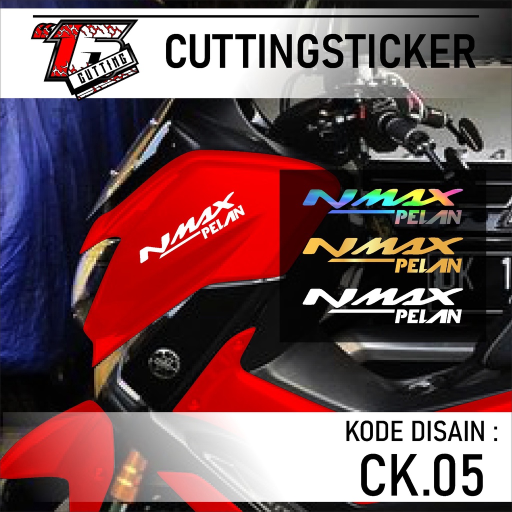 ( BISA COD ) Cutting Sticker Stiker - Sticker Logo Stiker Sticker Motor Mobil Laptop NMAX PELAN Orig