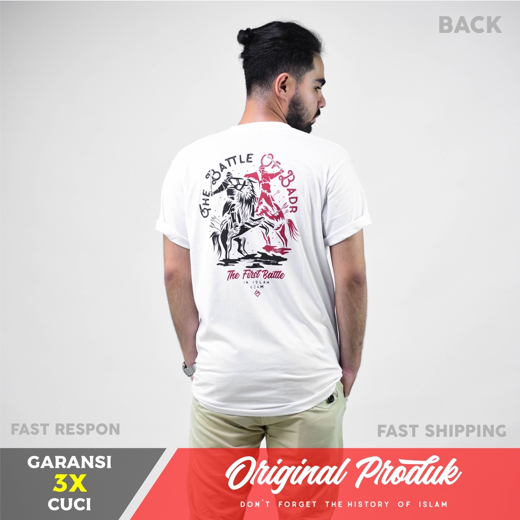 Kaos Qaf PERANG BADAR - Original Kaos Qaf Moeslem Apparel