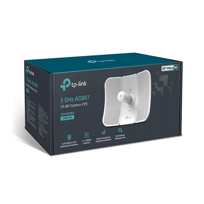 TP-LINK CPE610 5GHz 300Mbps 23dBi Outdoor CPE - TP LINK CPE 610