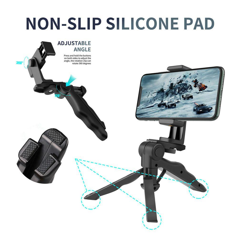 POPULAR Terpopuler360° Desktop Tripod Mini 2in1 Stik Selfie Genggam Lipat Untuk Handphone Kamera GoPro