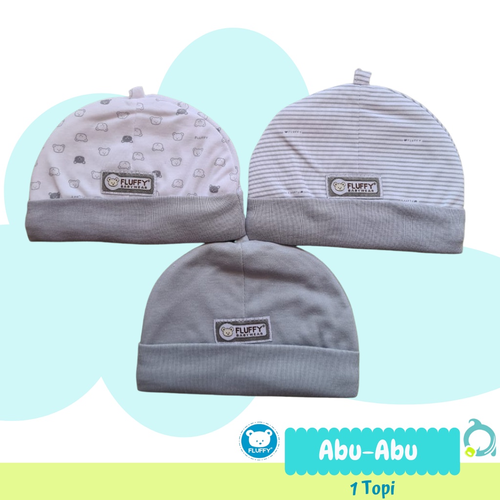 FLUFFY Topi  Motif Mix  (1 pcs/pack)