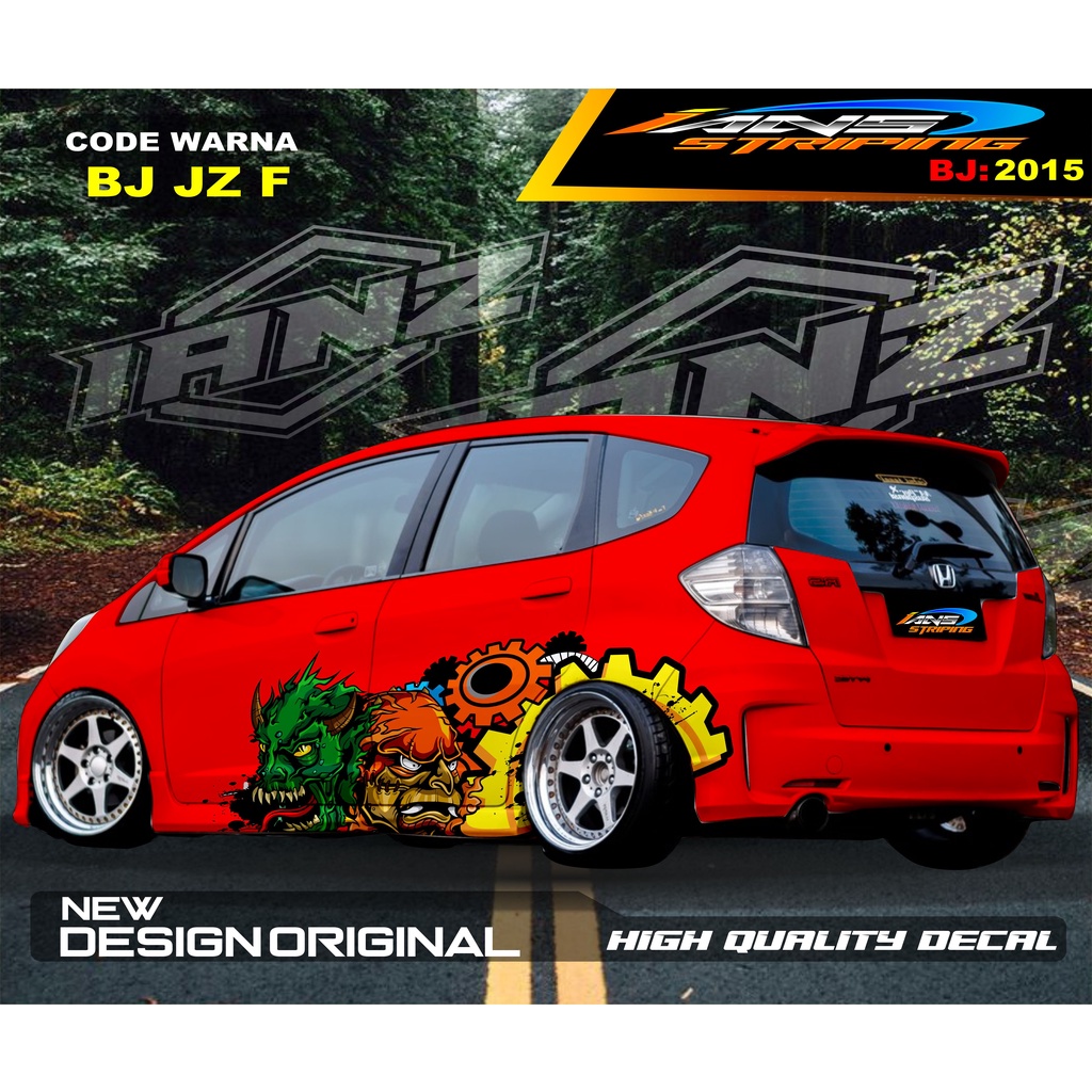 VARIASI STIKER MOBIL HONDA JAZZ MOBILIO AGYA AYLA / STIKER VARIASI BODY SAMPING MOBIL AYLA / STIKER MOBIL TERMURAH / VARIASI STIKER MOBIL TERBARU / STIKER MOBIL