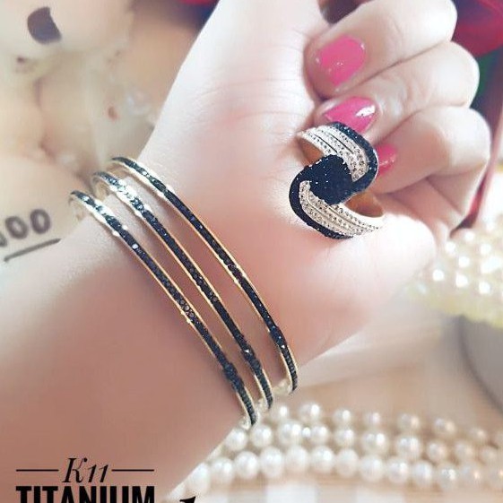 Gelang Dan Cincin Titanium 0501n