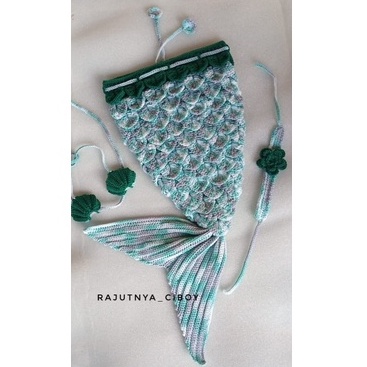 BAJU RAJUT BAYI / COSTUM / PROPERTI FOTOGRAFI / BABY PHOTOSHOOT MERMAID SEMBUR