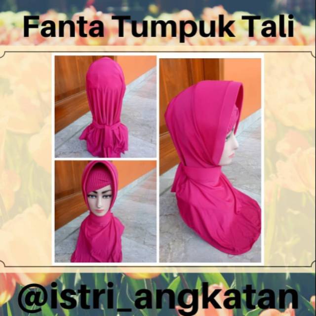 Jilbab Fanta Tumpuk Tali