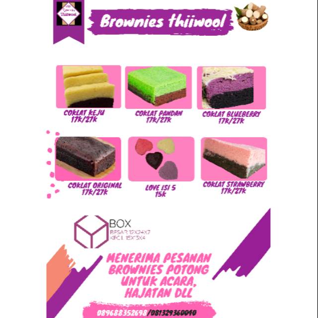 

Brownies tiwul
