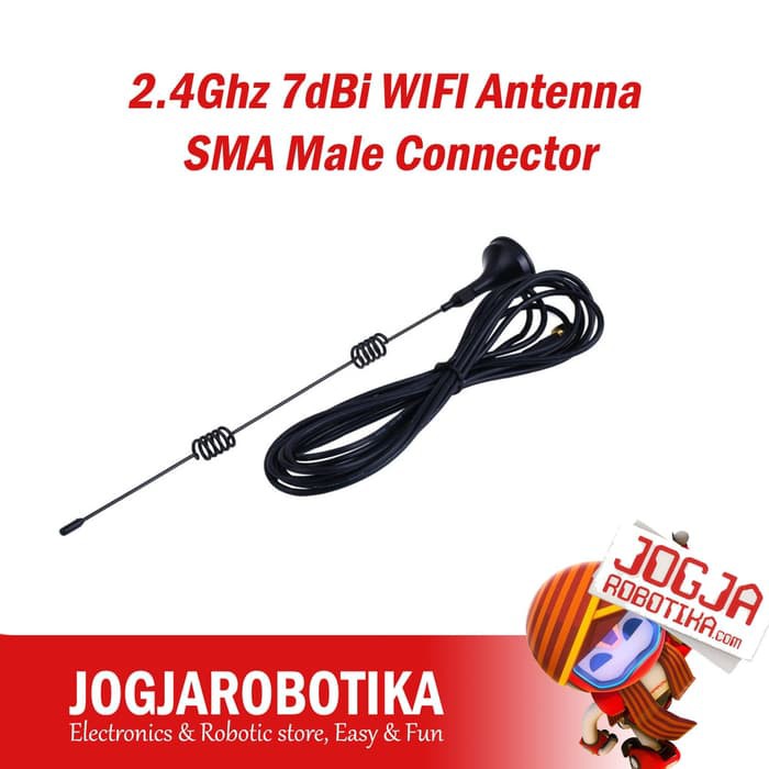 2.4GHZ 7DBI WIFI ANTENNA DG B-18 SMA MALE CONNECTOR