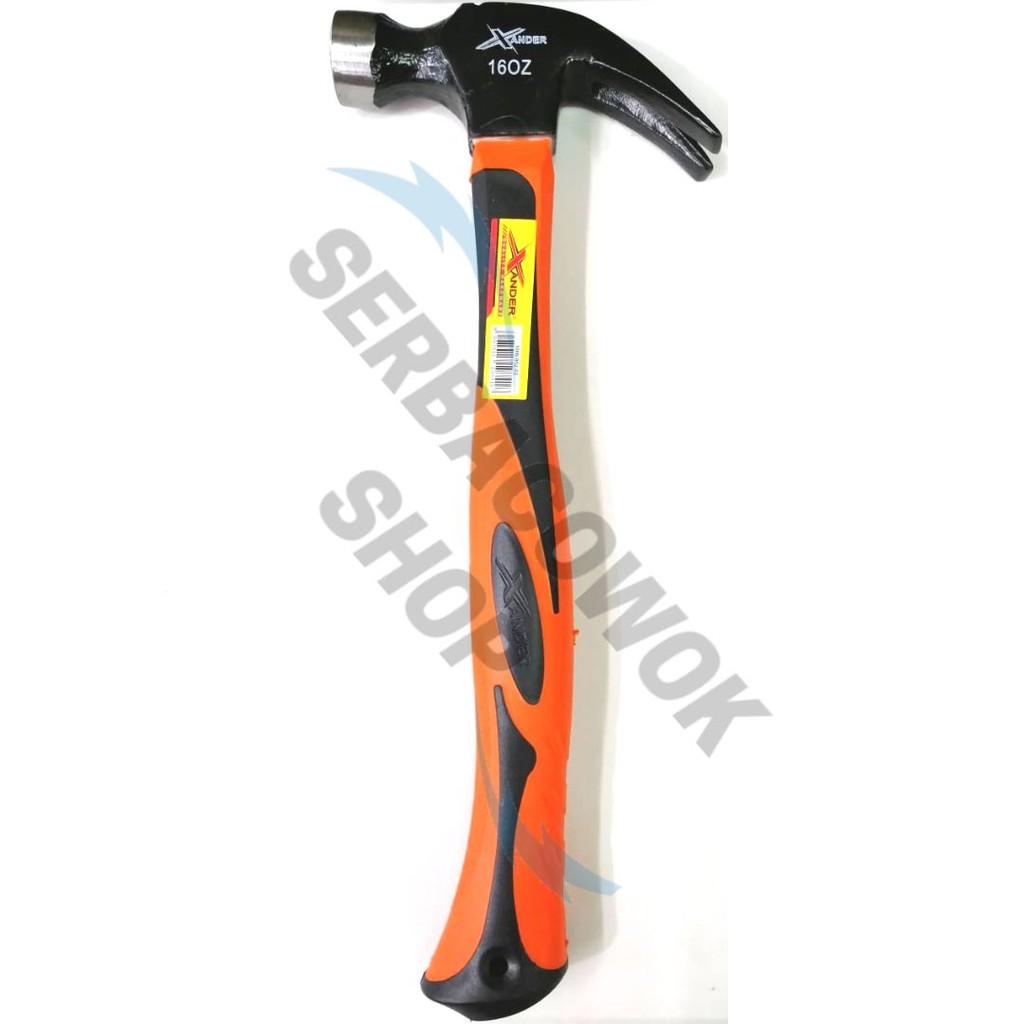 Promo Terbatas Palu Kambing Martil Claw Hammer 16 Oz Fiber Xander  Heavy Duty Termurah Berkualitas