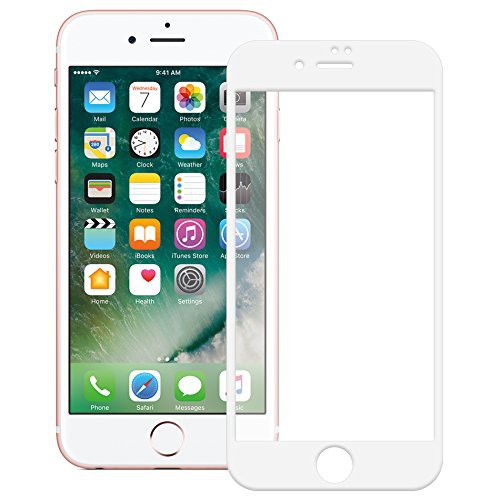 Tempered glass 5d full lem iphone 6 plus putih screen guard protector