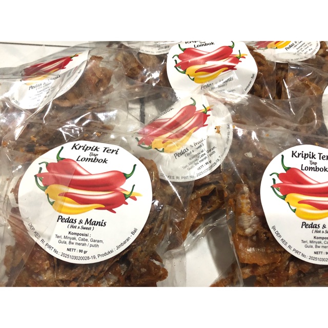 

Keripik Teri Lombok