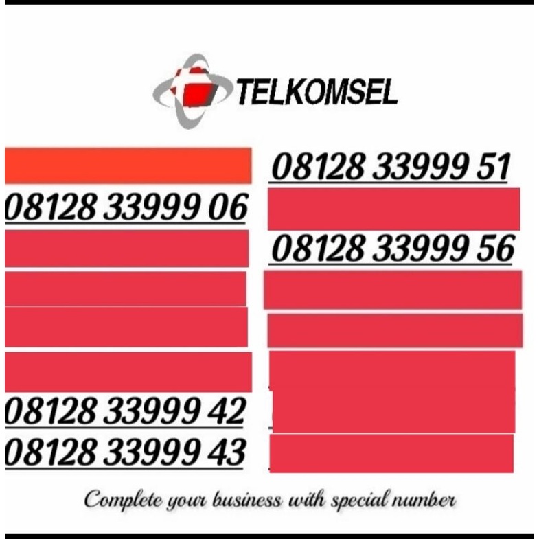 Simpati cantik kartu perdana telkomsel triple dobel 333 999 33 999