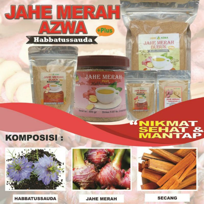 

Jahe Merah AZWA 330gr