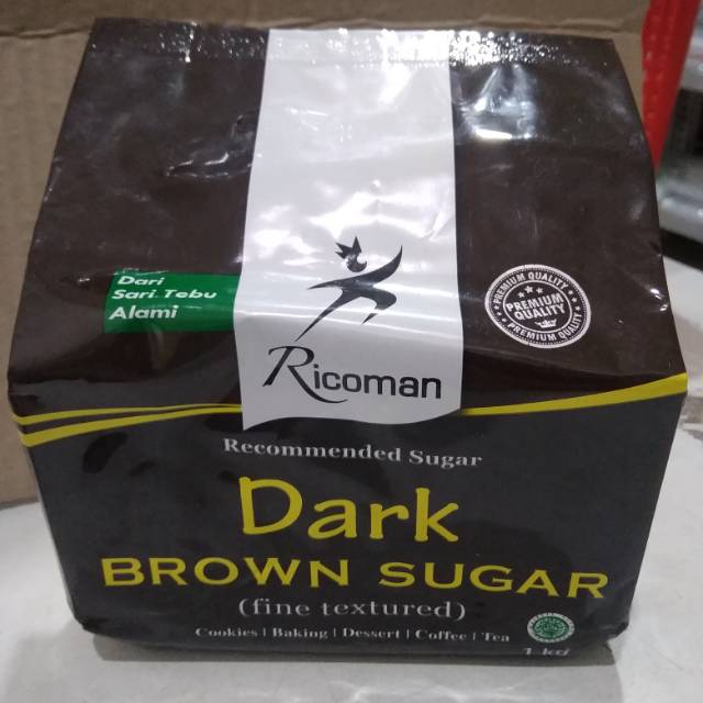 

Ricoman Dark Brown Sugar 1kg