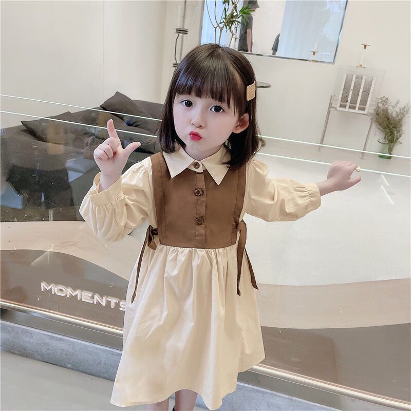 (LOLI-JKT)BD-130 DRESS ANAK CEWEK IMPORT BAHAN KATUN SIZE 90-140