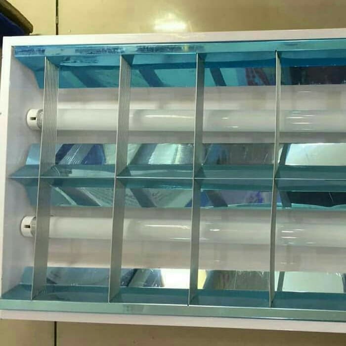 KAP LAMPU TLD RM KONDE/AKUSTIK 2x36W RAKITAN TLD NEON TANPA LAMPU